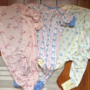 In my jammers Pastel Floral and Bow Print Pajama Set